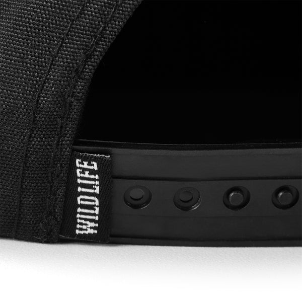 Snapback w/ wild life leather patch