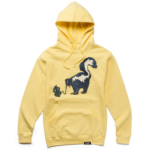Skunk Hoodie Yellow