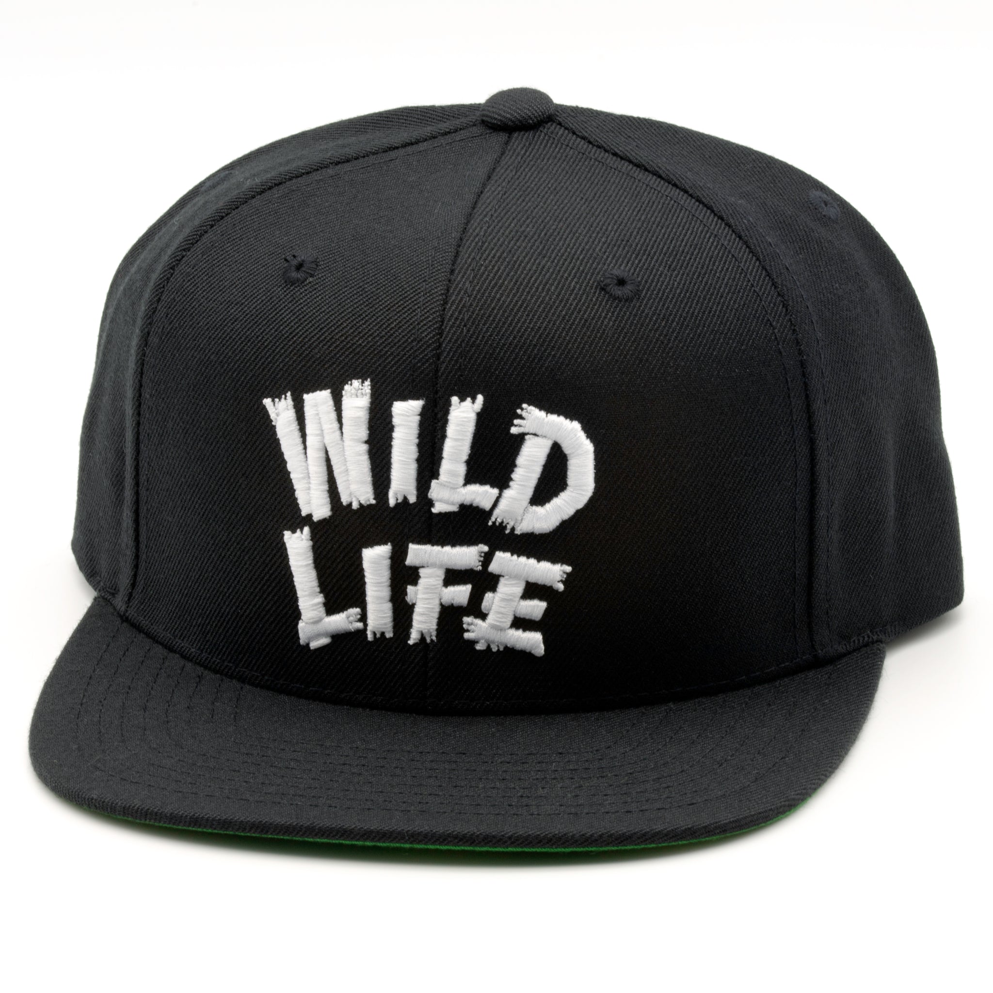 Wild Life Snapback (Black & White)