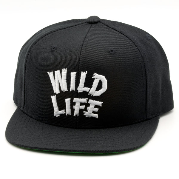 Wild Life Snapback (Black & White)