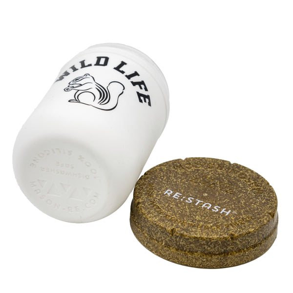 Wild Life Restash Jars (White)