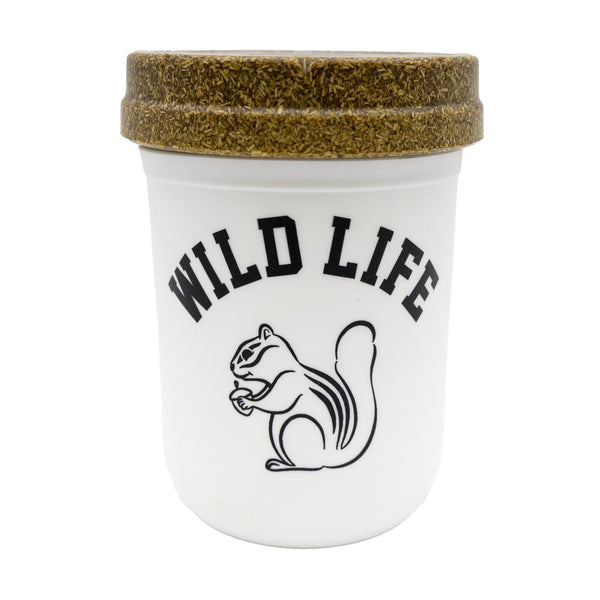 Wild Life Restash Jars (White)