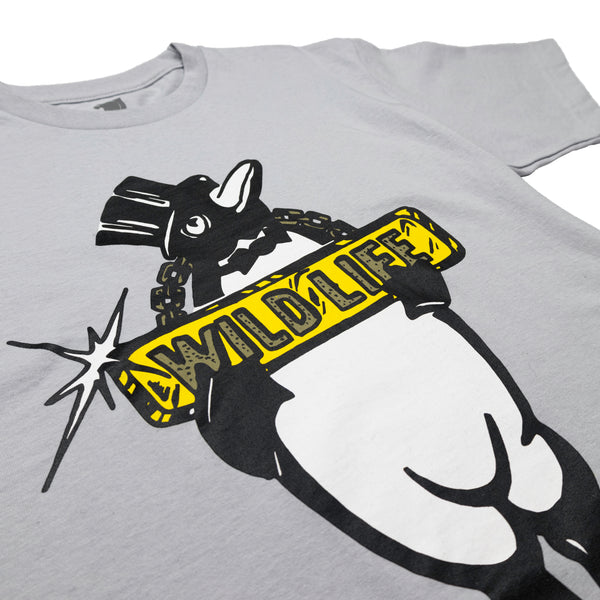 Drippy Penguin Grey T-Shirt